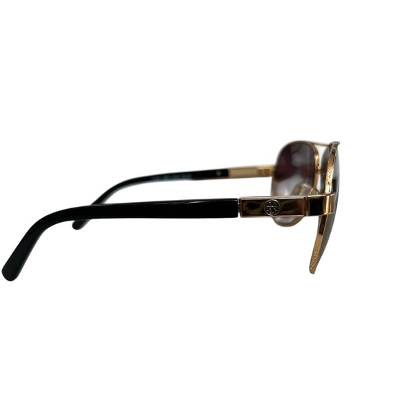 Tory Burch Gold Aviator Sunglasses New without tags - Never Used - Picture 2 of 3
